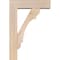 Ekena Millwork Olympic Block Smooth Bracket w/ Offset Brace, Douglas Fir, 5 1/2"W x 18"D x 26"H BKT0604X18X26OLY05SDF - alternate 4